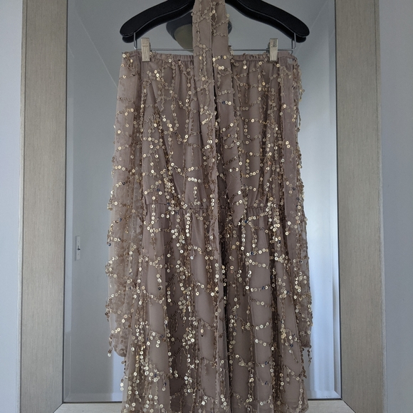 Champagne sequin Mini dress - Picture 4 of 4